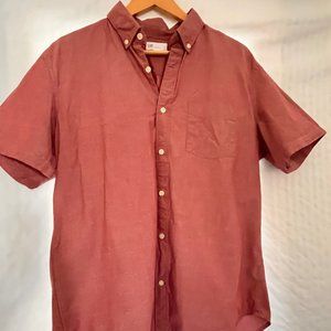 Mens Gap Short Sleeve Buttondown Shirt